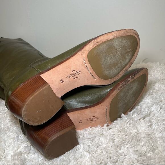 Cole Haan Green Leather Boots - Picture 8 of 9